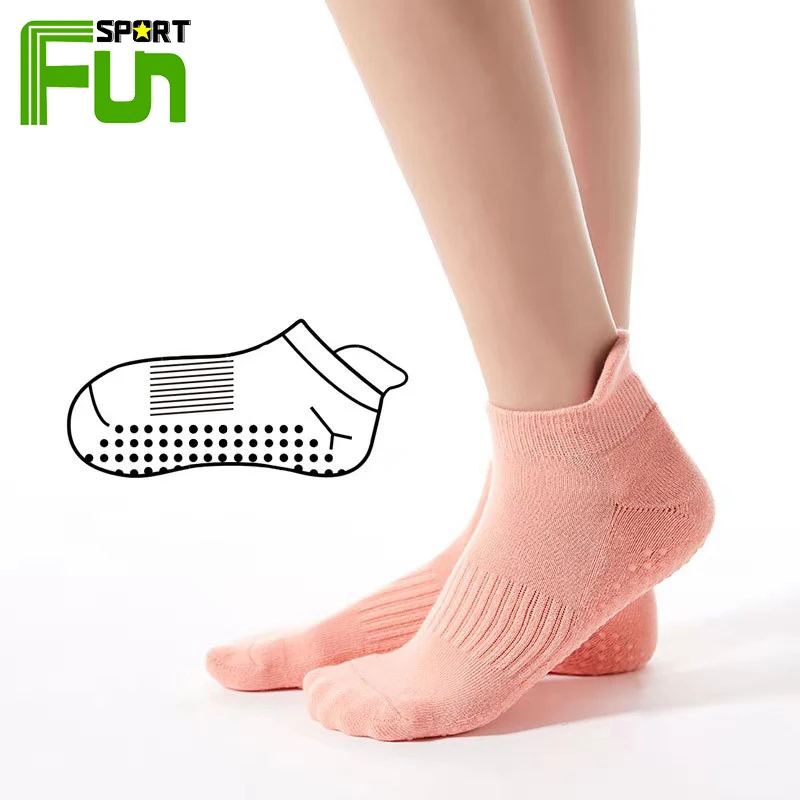 

STARFUN Cotton Silicone Non-slip Women Pilates Socks Breathable Yoga Socks Professional Dance Fitness Socks For Women Sports