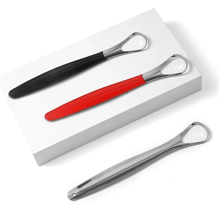 3 шт. многоразовые скребок для языка из нержавеющей стали