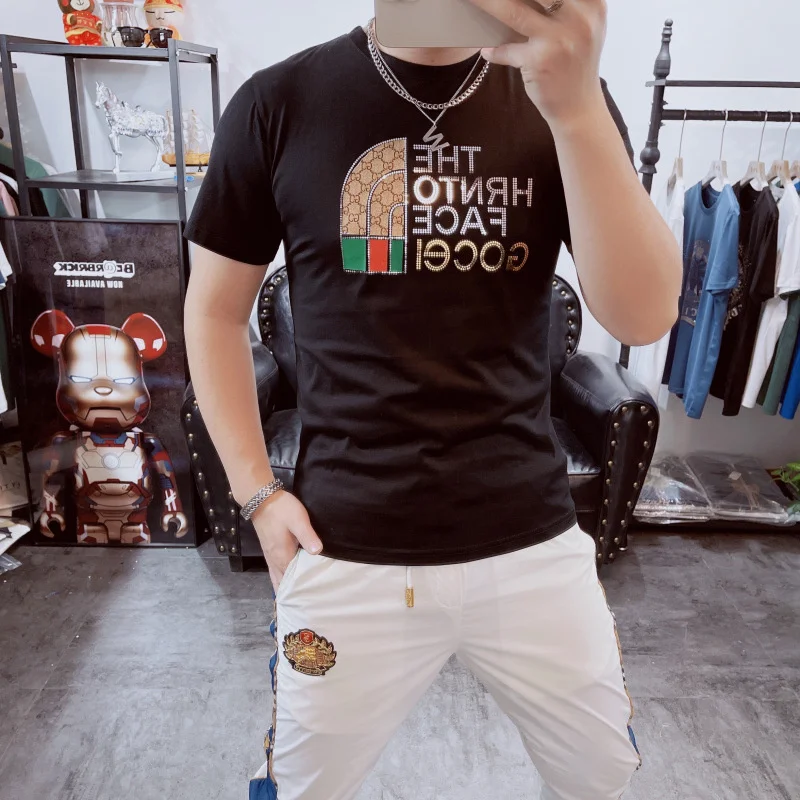 

Fashion Trend T-shirt Men T Shirt Casual Printing Japanese Streetwear Hot Diamond NEW MAN TSHIRT Hentai Christmas Ornaments 2021
