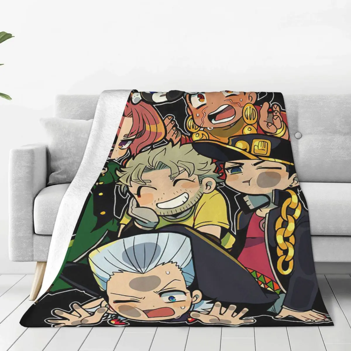 

Одеяло Polnareff Jotaro Brando Dio s невероятные приключения Джоджо аниме пушистое смешное мягкое покрывало для покрывала на все сезоны