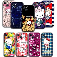 hello kitty 2022 phone cases for iphone 11 12 pro max 6s 7 8 plus xs max 12 13 mini x xr se 2020 soft tpu coque back cover