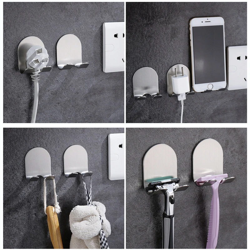 Держатель для бритвы из нержавеющей стали настенная подставка ванной комнаты