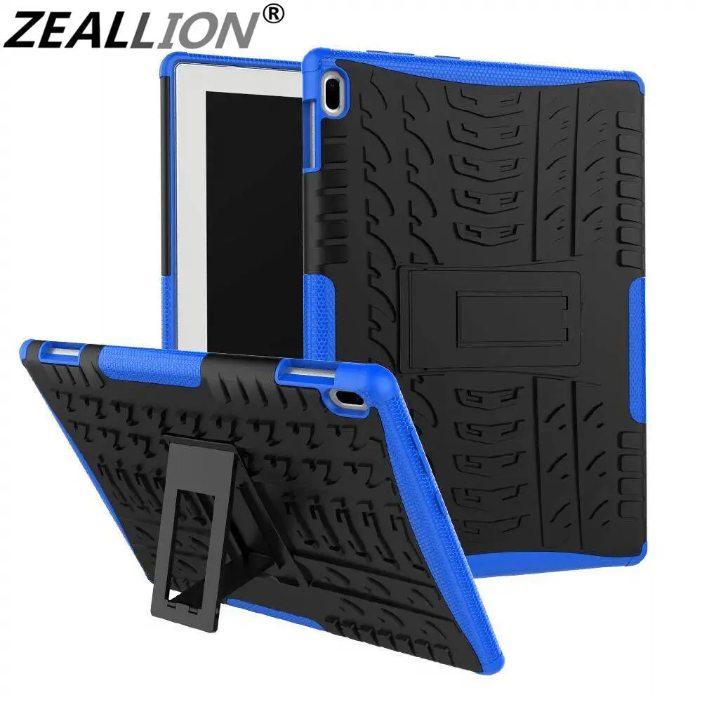 

Tablet Case For [Lenovo Tab E10 M10 M8 FHD Plus HD X306 P11 Pro 5G 8705 8506 3rd Gen] Shockproof Armor Hard Cover with Stand