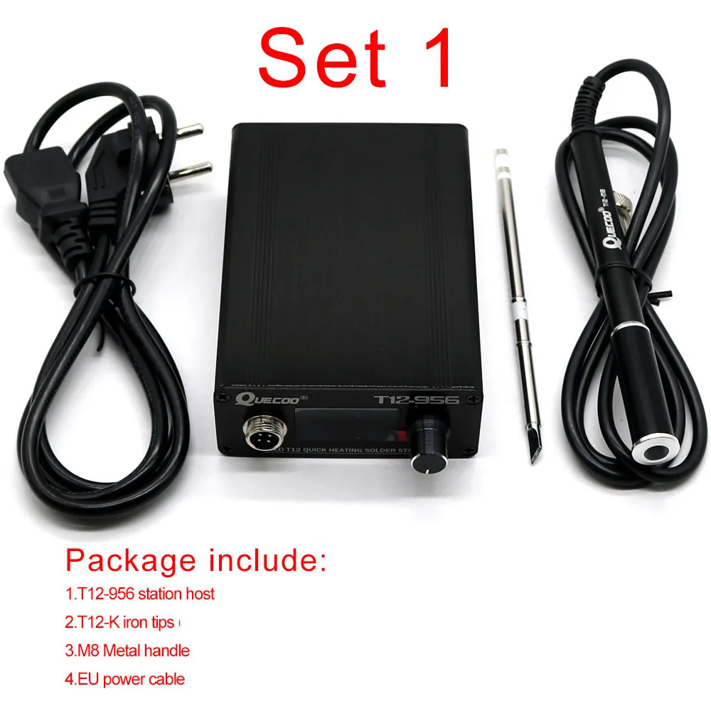 

Цифровая паяльная станция QUECOO T12-956