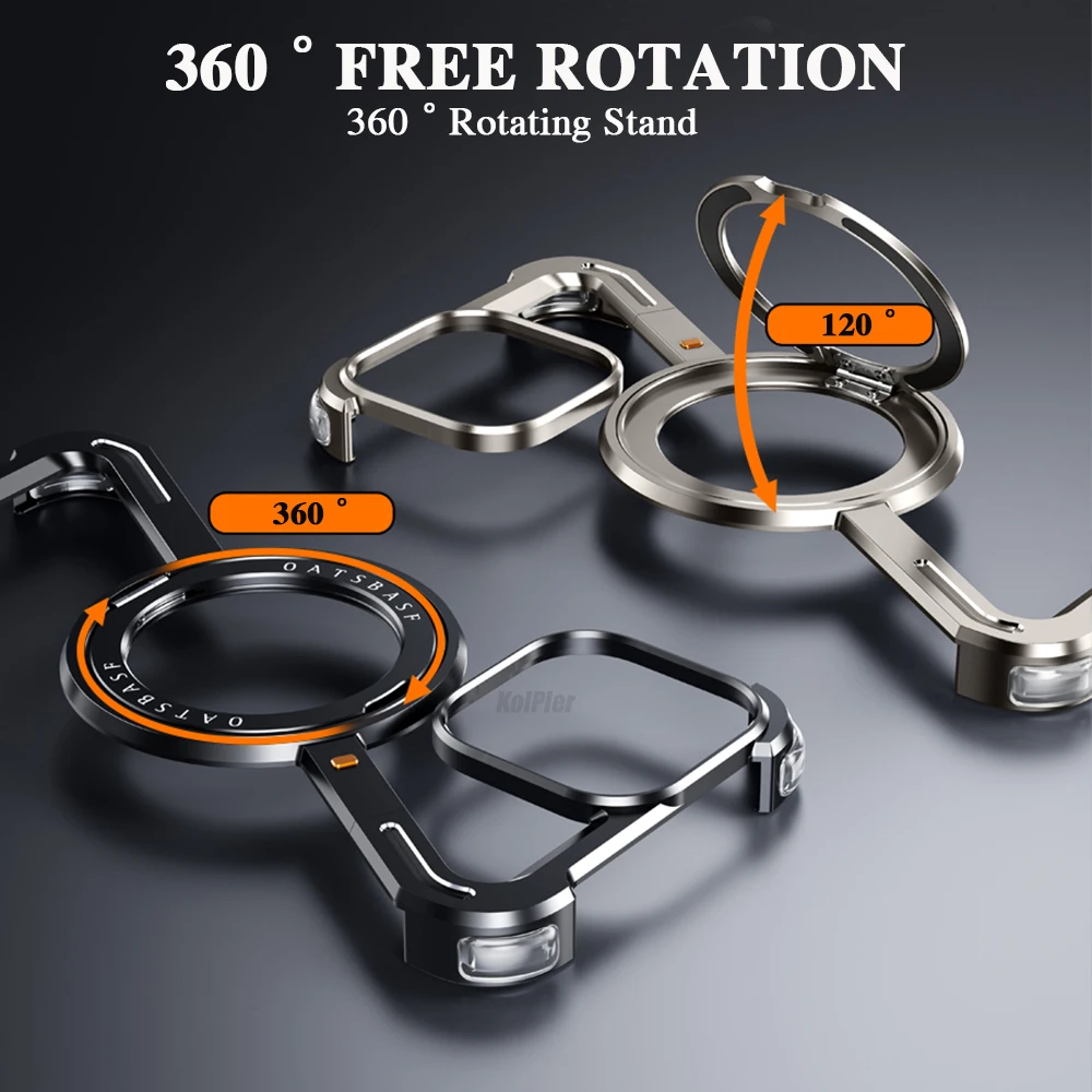 Роскошный безрамный чехол для телефона Magsafe из алюминиевого сплава IPhone 16 Pro