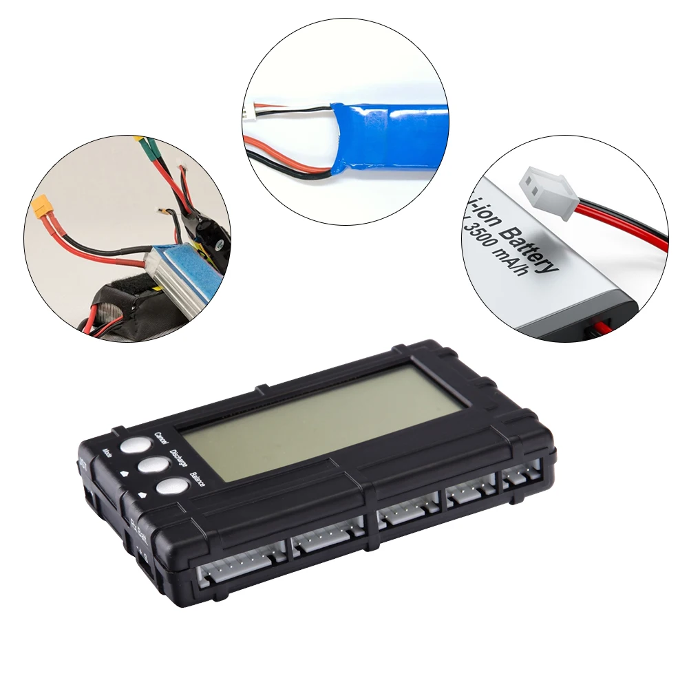 

3 в 1, тестер для разрядки аккумуляторов 2-6S Lipo Li-Fe