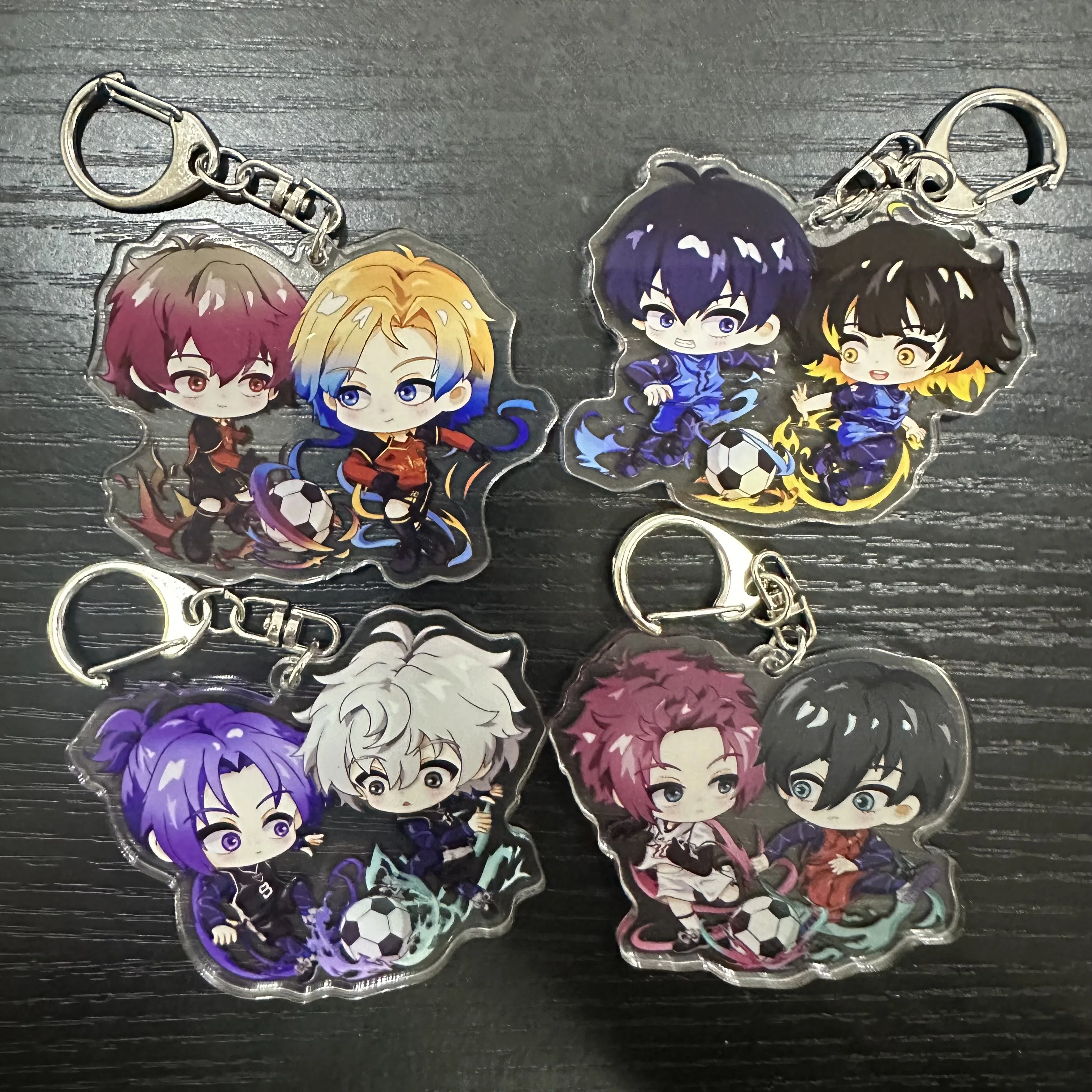Акриловый брелок с аниме принтом