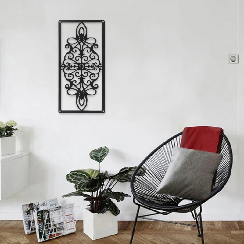 

Элегантный медальон в викторианском стиле, подвесное железное художественное украшение