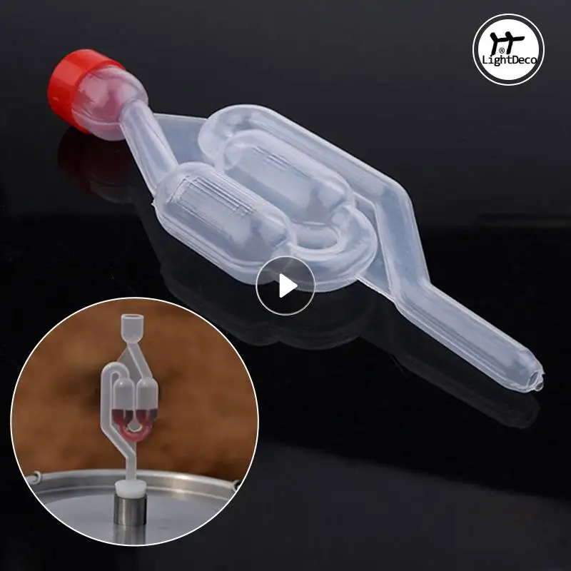 

Односторонний воздушный замок для вина, пивоварения, ферментации, обратный клапан, пластиковый воздушный замок, уплотнение воды, домашний в...