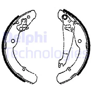 

DELPHI LS1784 PABUC LINING 96-04 CADDY-OCTAVIA-ROOMSTER