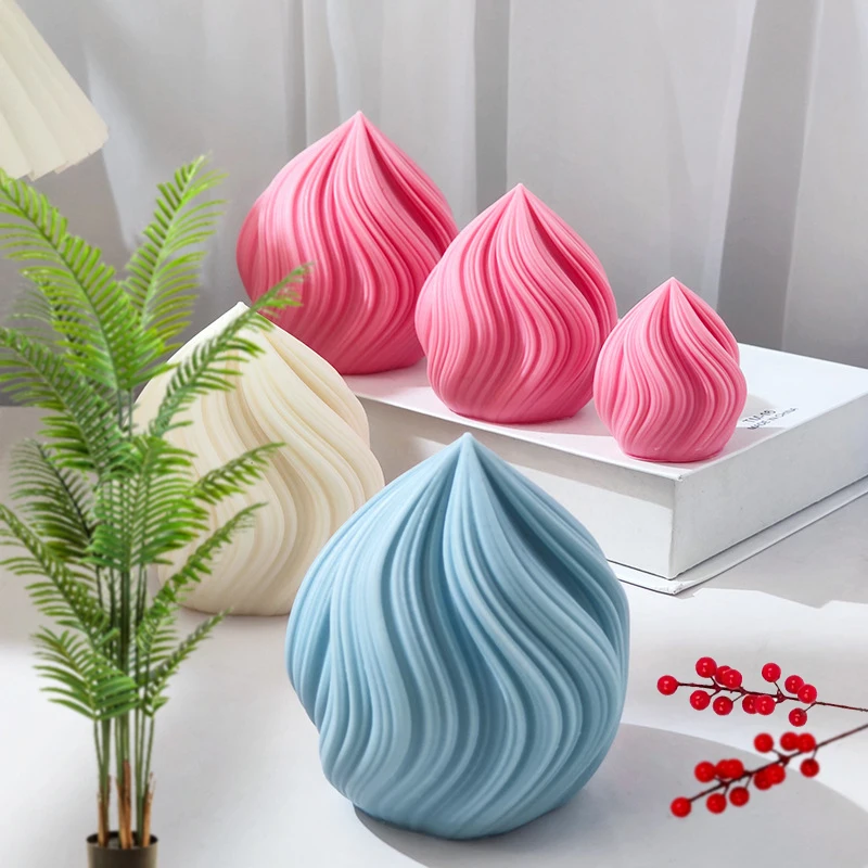 3d силиконовые формы для эпоксидной смолы, силиконовая форма, оригинальный модный Индивидуальный Декор для дома, декоративные свечи, материалы для изготовления