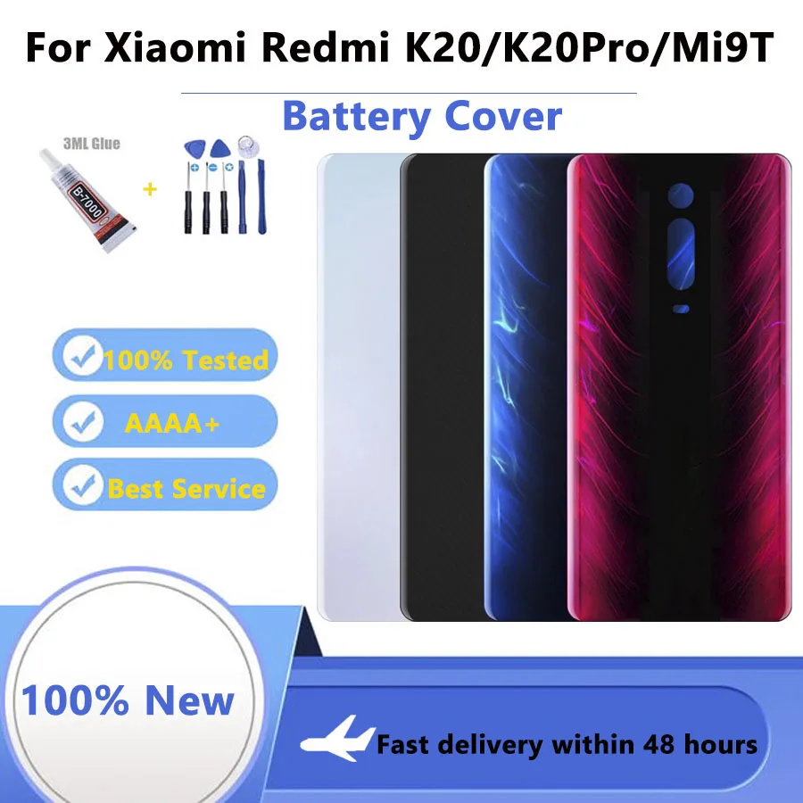 Новинка 100% года задняя крышка батарейного отсека для Xiaomi Redmi K20 / Pro mi 9t pro корпуса