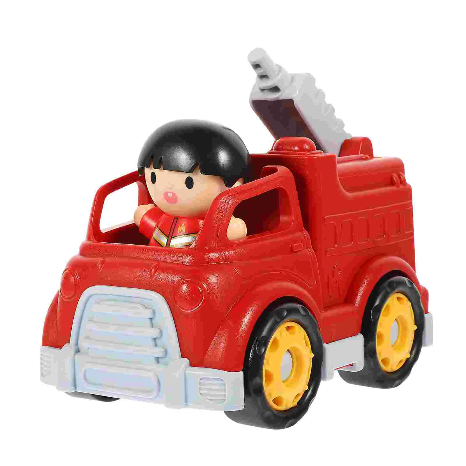 

Cartoon Fire Truck Plaything Educational Fire Truck for Kids Realistic Fire Truck Children Plaything