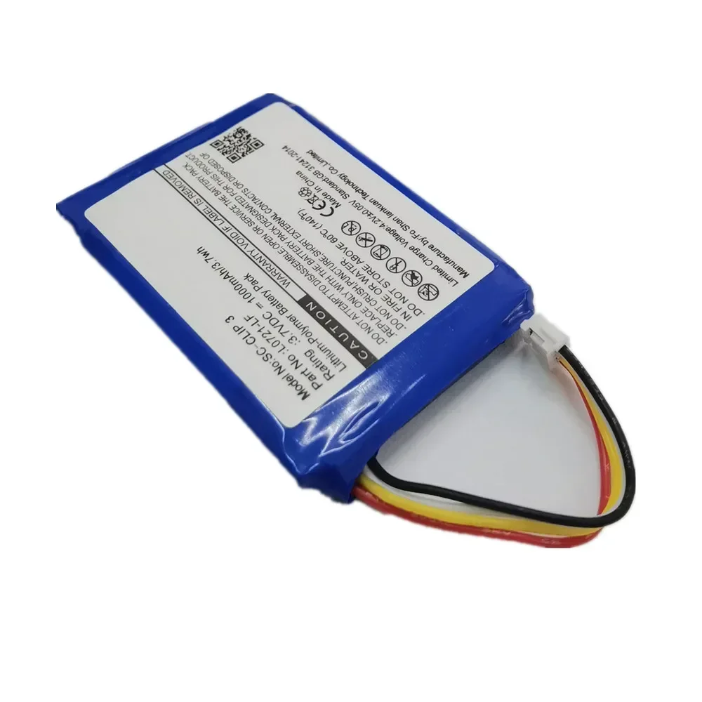 Оригинальный аккумулятор для динамика 2024 года JBL Clip3 Clip 3AN 3 SAND 1000 мАч