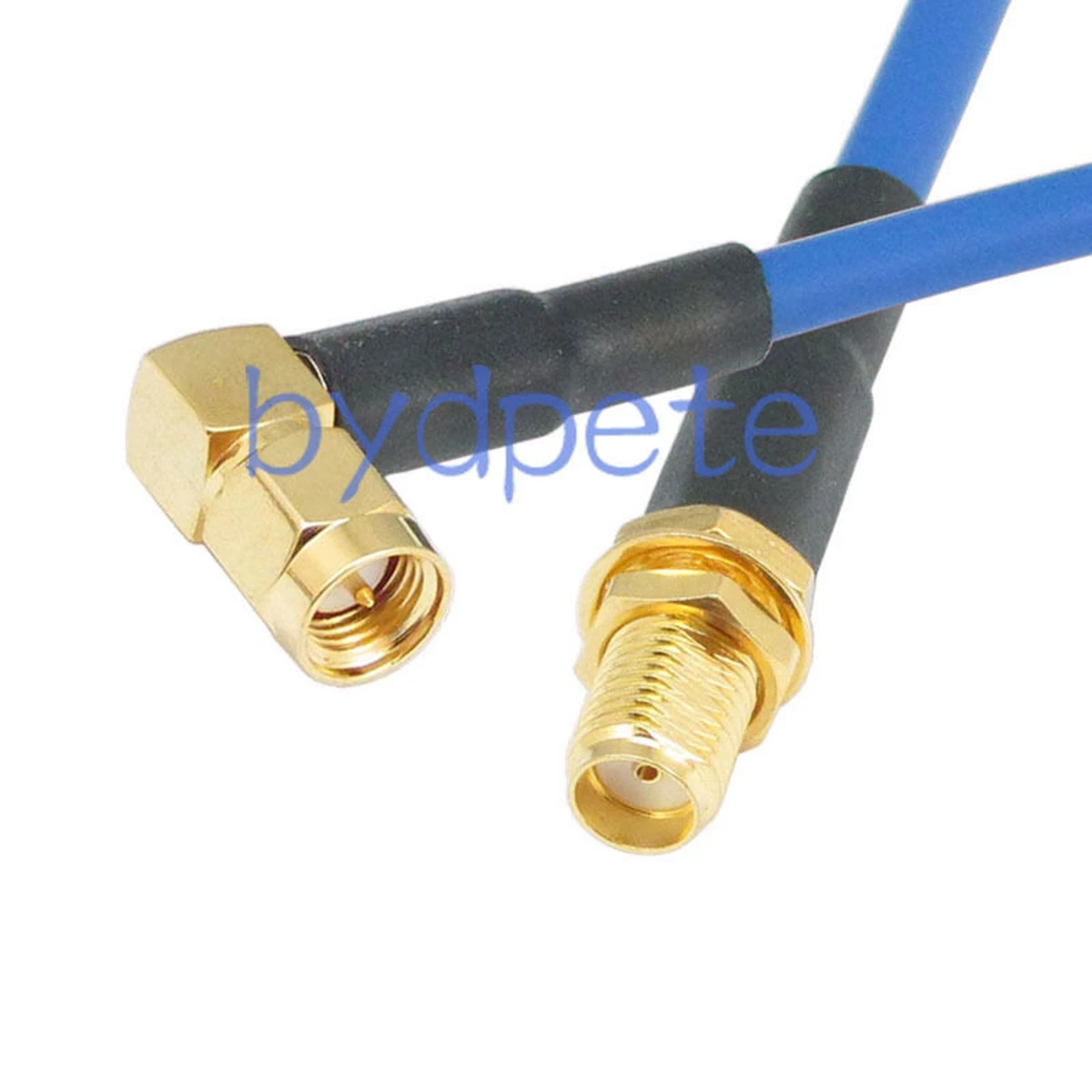 Купи RG402 SMA Male plug Right Angle 90 Degree to Female Jack Straight RF Blue cable Coaxial Cable RF 50ohms High Quality Tangerrf за 205 рублей в магазине AliExpress