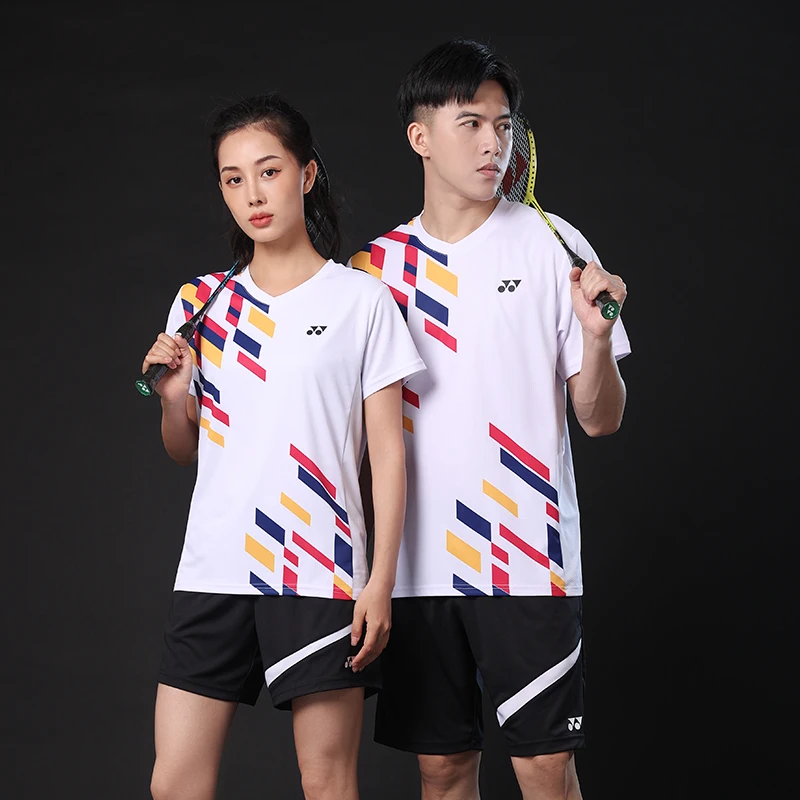 

Men's Badminton Tennis Shirts Twill Quick Dry T-Shirts Men's Gym T-Shirts Summer Tops Unisex Running Sweatshirts Men Camisetas