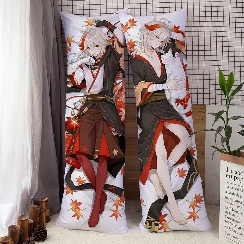 Подушка для тела Coslan Kazuha аниме-игра Genshin Impact Dakimakura 180x60 см наволочка сна бойфренда