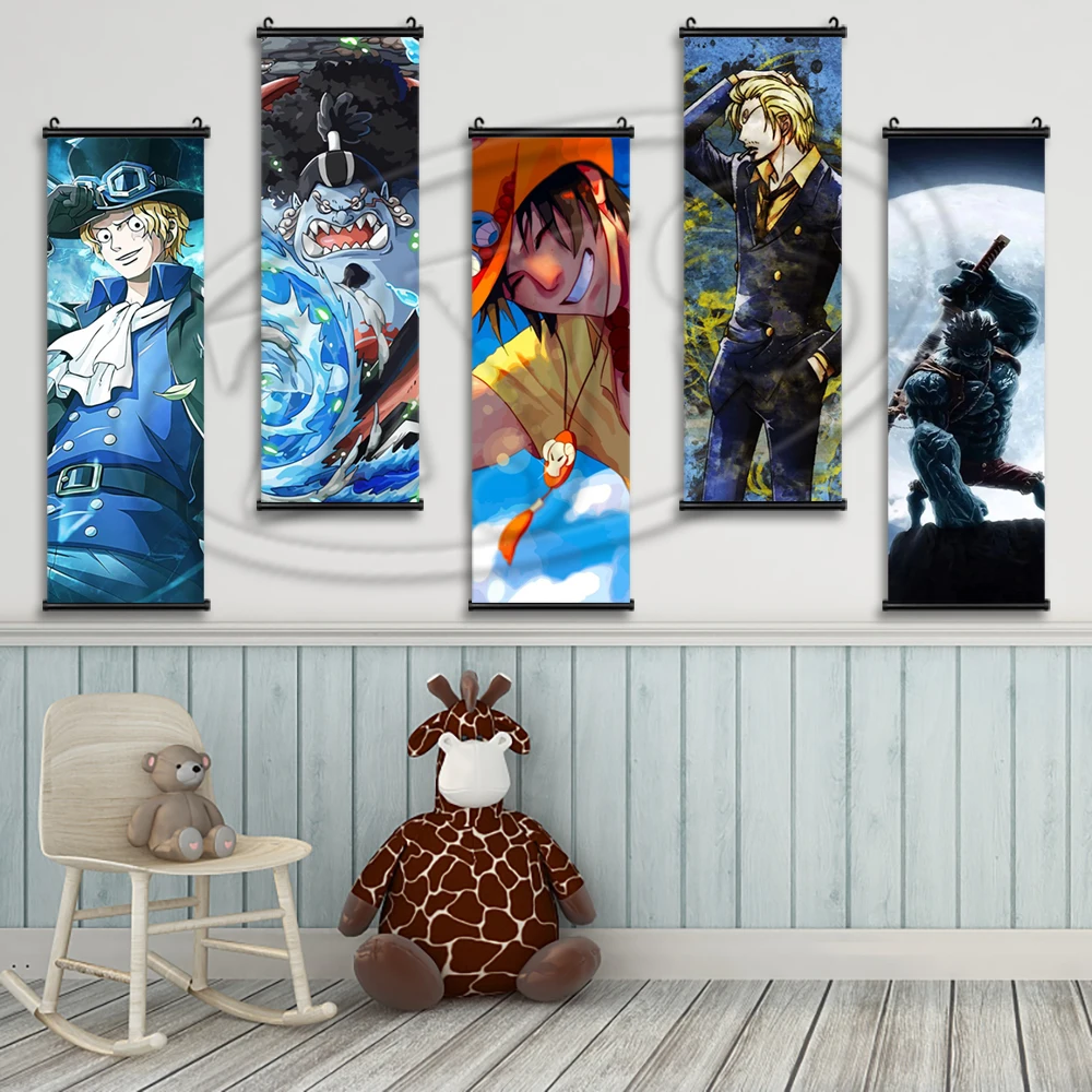 

Постеры цельные на холсте Portgas D Ace картины модульная Сабо картина подвесные свитки настенные художественные принты домашние декоративные