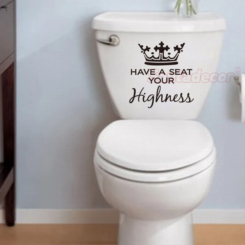 Забавная наклейка на унитаз виниловая настенная Король Престолов настенные