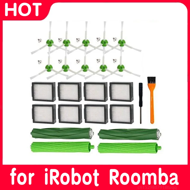 Brosse latrale principale et filtre HEPA pour aspirateur, pour IRobot Roomba J7 + I7 I7 + I3 I3 + I4 I4 + I6 I6 + I8 I8 + E5 E6 E7