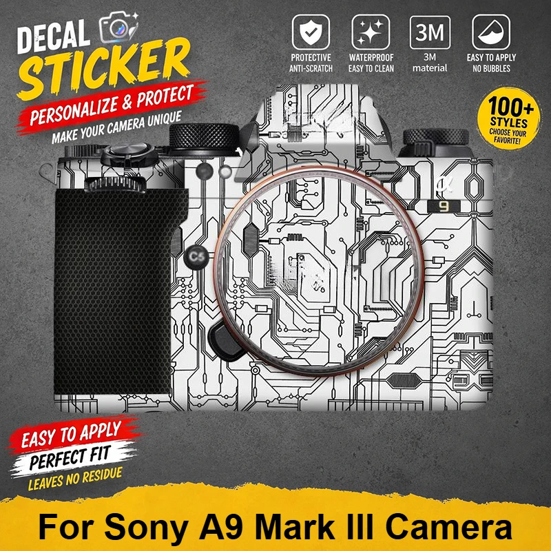 Фото Защитная пленка-наклейка PrizMo для камеры Sony A9M3 / A9 Mark III / Alpha 9 III, премиум-декоративная пленка-обертка №1