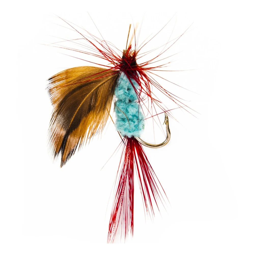 

12pcs/Set Insects Flies Fly Fishing Lures Bait With Super Sharpened Crank Hook High Reflective Bright Colours Ttract Big Fish