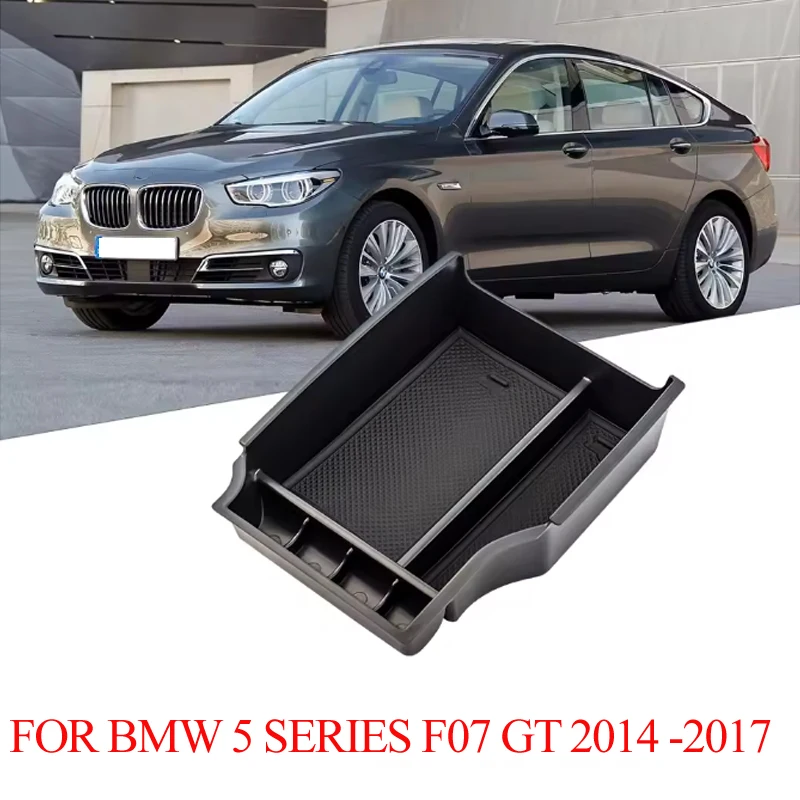

For BMW 5 Series F07 GT 2014 - 2017 Armrest Storage Box Interior Center Console Organizer Glove tray car accessories