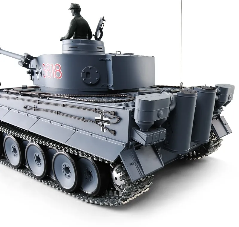 Радиоуправляемый танк Heng Long German Tiger PRO 1:16 (ИК+Пневмо) 2.4G 3818 1PRO MS V6.0|Радиоуправляемые