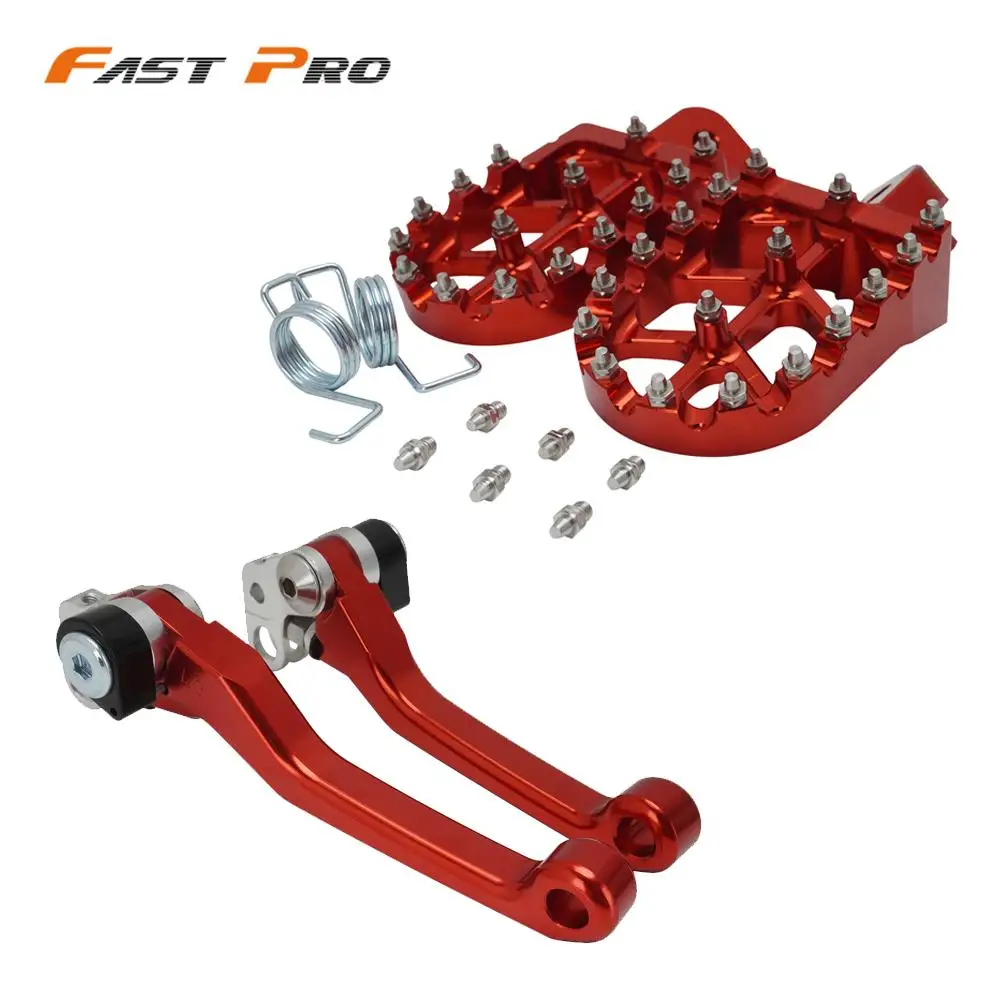

New Motorcycle CNC Adjustable Pivot Brake Lever Footpegs Foot Pegs Rests Pedals For Sur-Ron Light Bee X S For Segway X160 X260