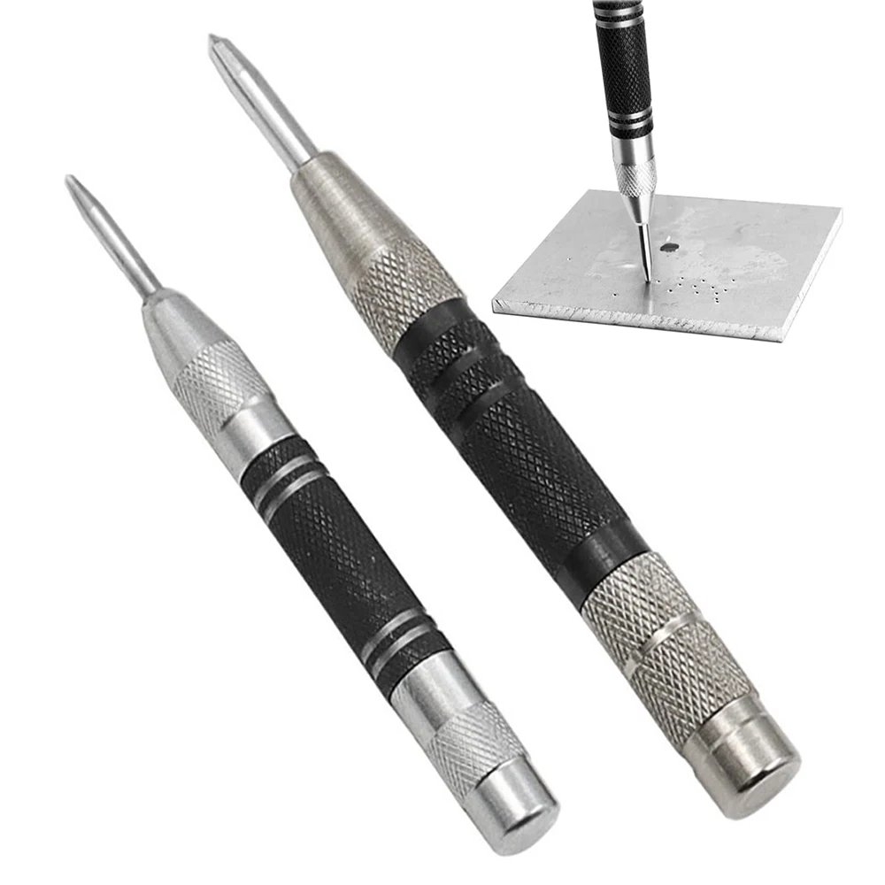 

Brinlry Automatic Centre Punch General Automatic Punch Woodworking Metal Drill Adjustable Loaded Automatic Punch Hand Tools Sets