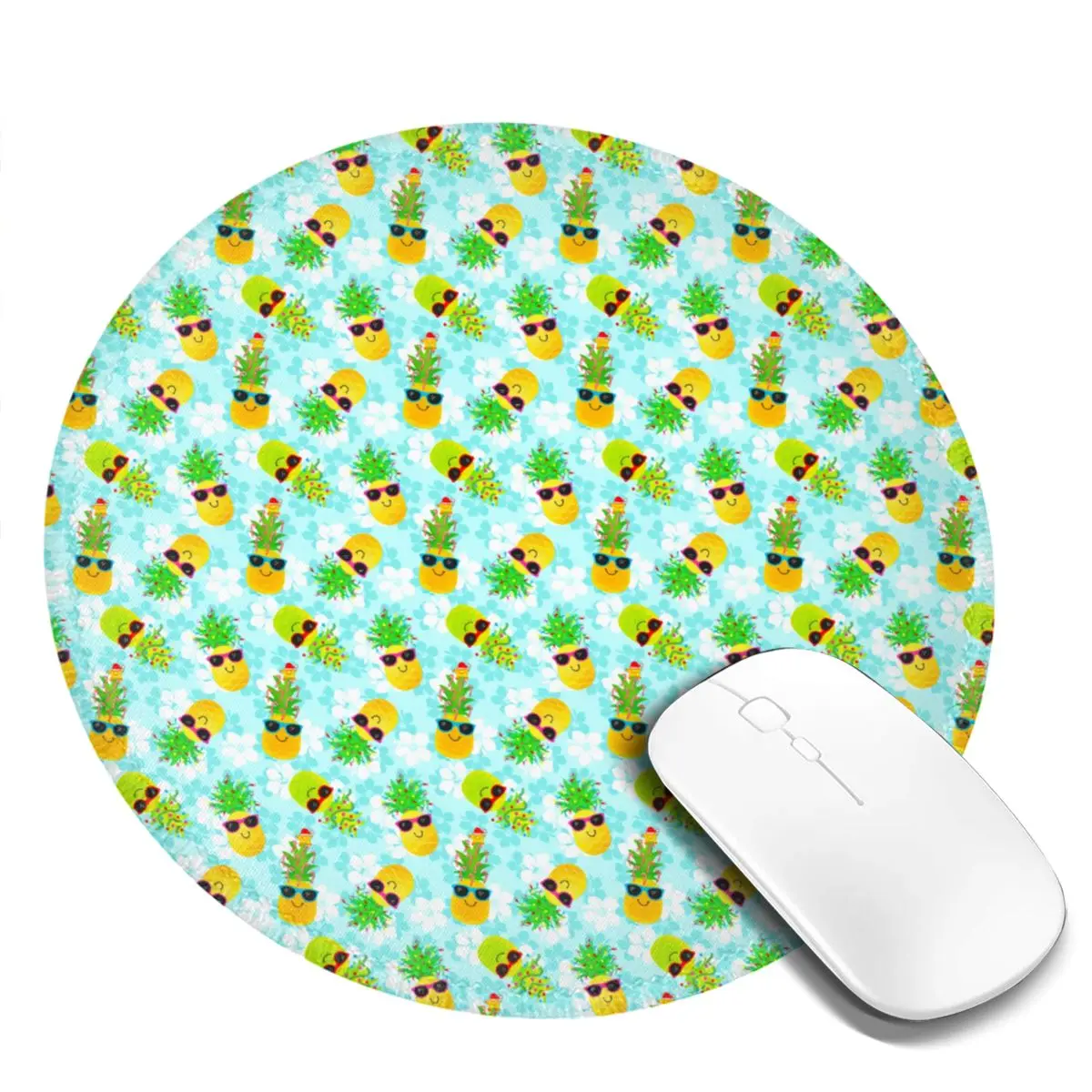 

Christmas Pineapples Mouse Pad Funny Tropical Print Desk Rubber Mousepad Luxury Anti Fatigue Best Print Mouse Mat