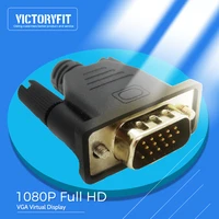 virtual display adapterdummy plug for vga graphics video card support 1080p full hd easy to install and use very convenience