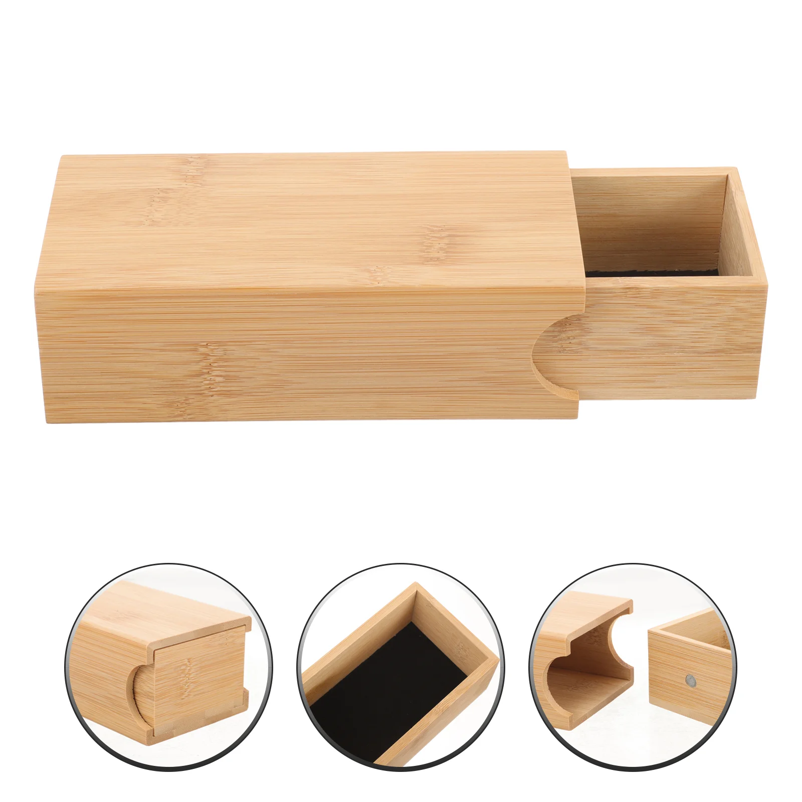 

Bamboo Glasses Case Hard Shell Sun Sunglass Reading Sunglasses Eye Box Eyeglasses