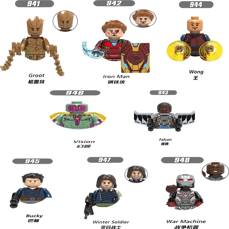 

X0217 Детская сумка с героями Marvel, смешанные детские игрушки, рождественский подарок