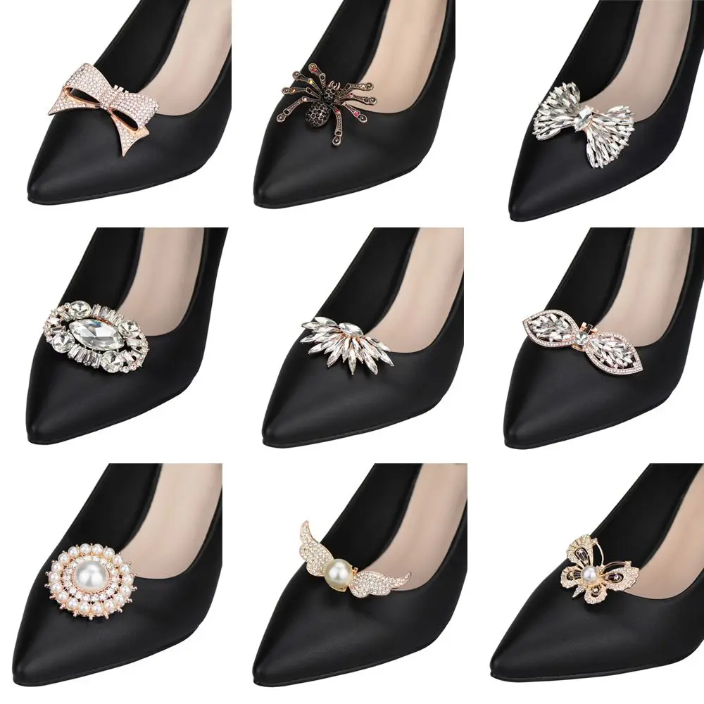 1 шт. шикарный зажим для обуви свадебные туфли на высоком каблуке женские Стразы