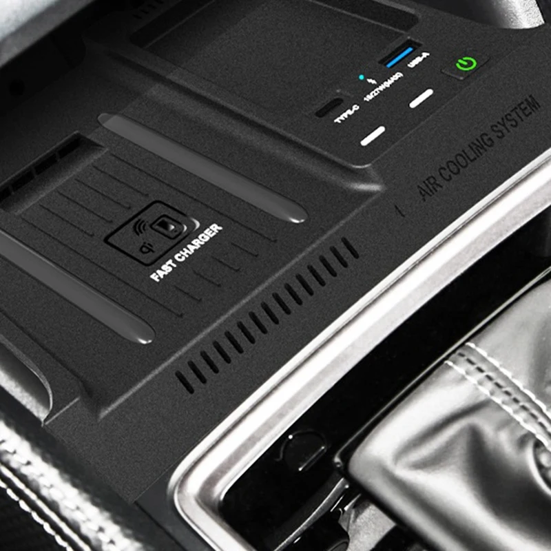 Автомобильное беспроводное зарядное устройство центральная консоль зарядная