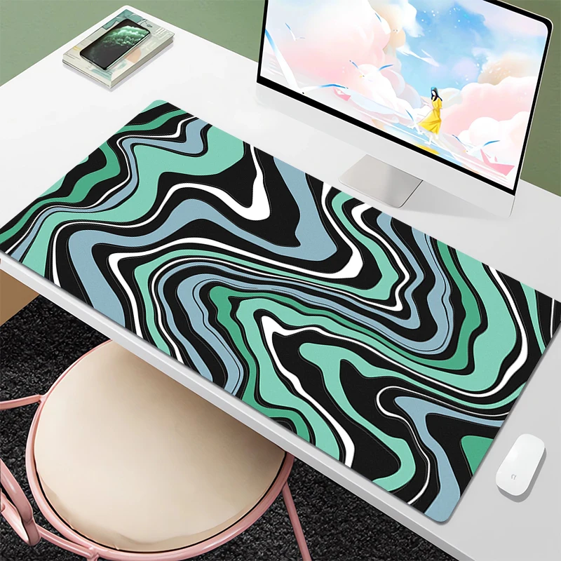 

Strata Liquid Xxl Mouse Pad Gamer Rubber Mat Gaming Laptop Deskmat Pc Accessories Mausepad Mats Keyboard Cabinet Desk Mousepad