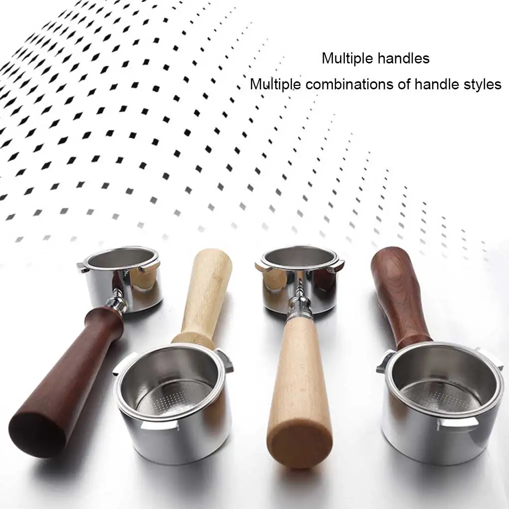 

Кофемашина с ручкой без дна из тонкой сетки для отелей, ресторанов, детской кухни, клубов, фильтровальная корзина для порошка напитков типа 1