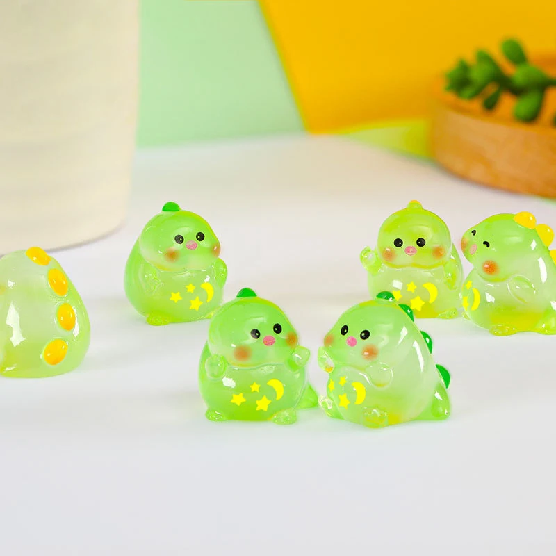 Мини-фигурка светящегося динозавра из мультфильма микро-украшения ландшафтное