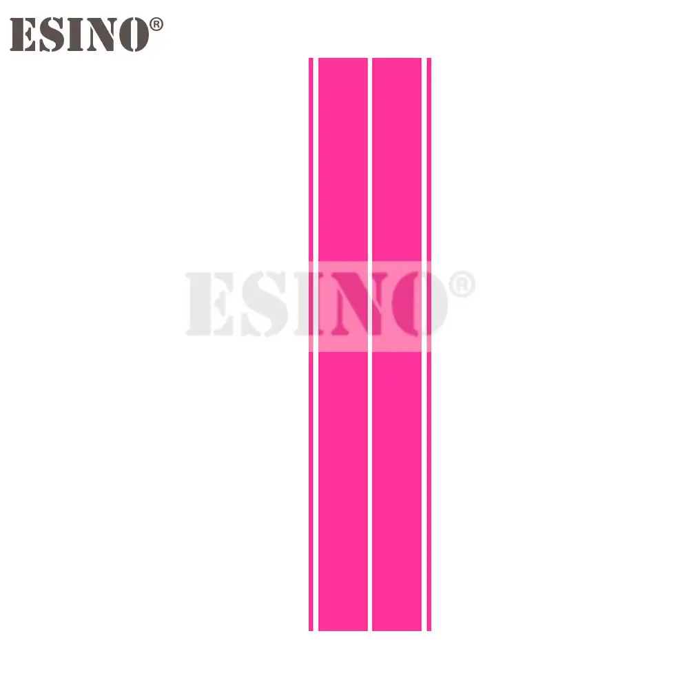 

Одна пара новых стильных полосатых чехлов для автомобильных капот виниловые спортивные наклейки декоративные Стикеры для головы автомобильные аксессуары