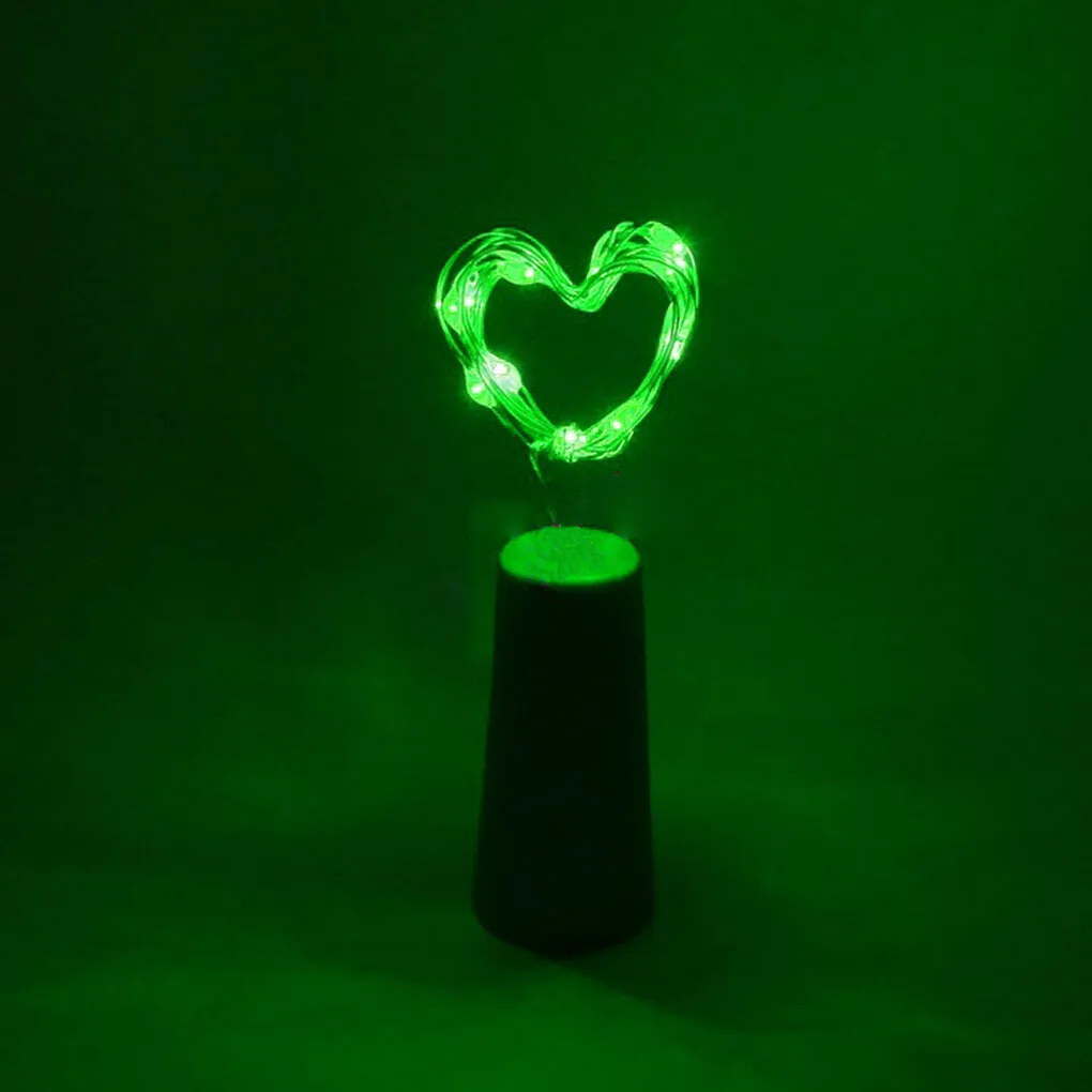 

1M 10-LEDs Battery Powered Silver Wire Bottle Cork String Light with 3pcs AG13 Batteries