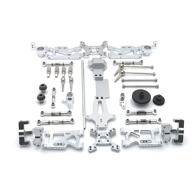 

WLtoys 144001 Metal Upgrade Swing Arm Steering Seat Rear Wheel Seat C Seat Reduction Gear Drive Shaft RC Car Accessories