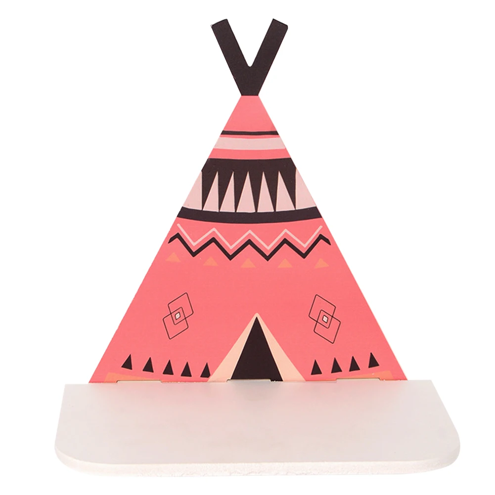 

Мультяшная Геометрическая деревянная настенная полка в минималистичном стиле, аксессуары для спальни, гостиной, домашний декор, печатный в...