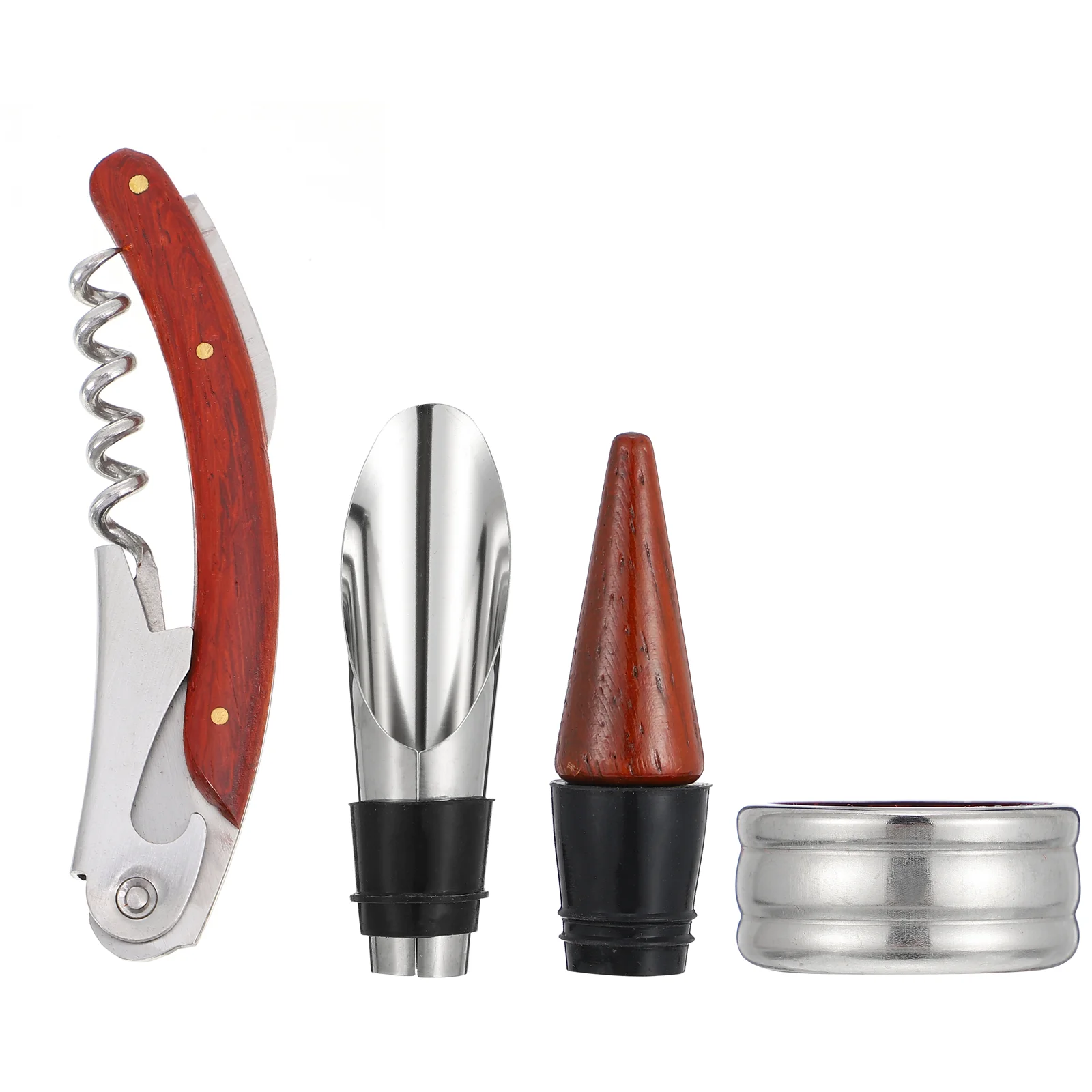 

3pcs/set Bottle Opener Prime Sturdy Premium Drip Ring Opener Pourer for Home