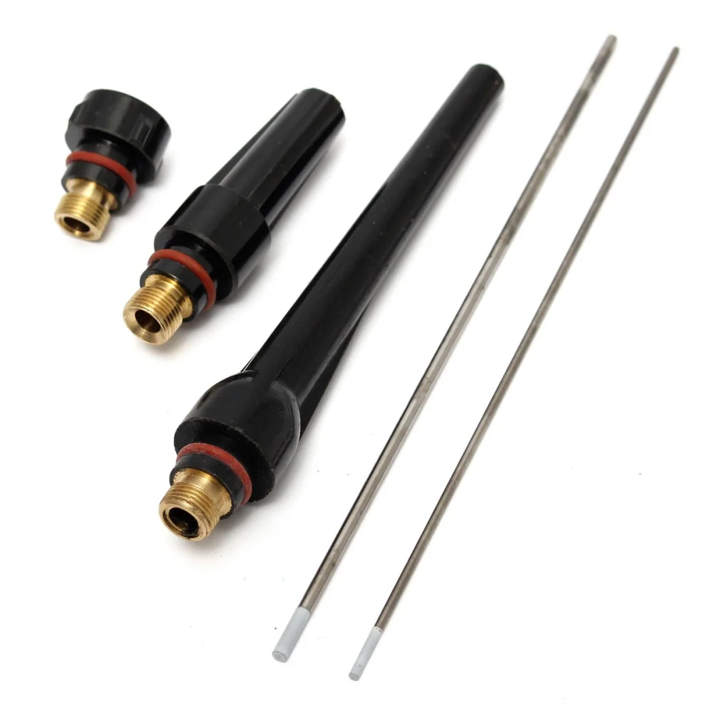 

17Pcs TIG Welding Torch Cup Collet Body Nozzle Tungsten Kit Tools WP-17 WP-18 WP-26