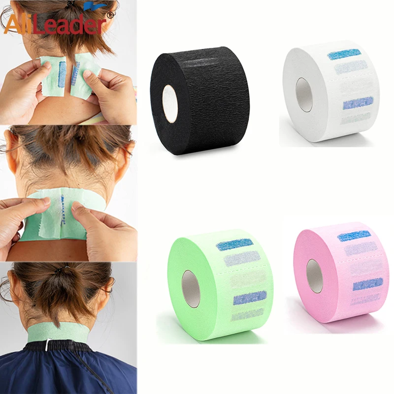 Alileader Cheap Neck Paper Roll Salon Barber Hair Dresser Professional Neck Paper Roll Collar Covering Hairdressing Tools 1 Roll