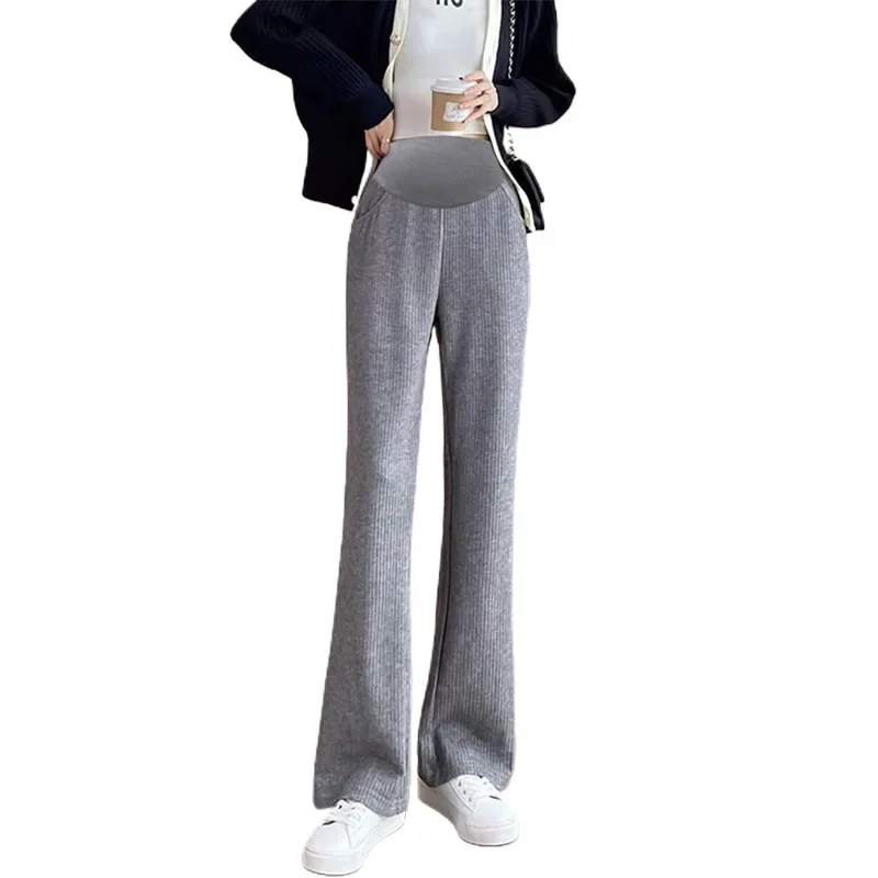 Брюки Microbell на флисовой подкладке для беременных осень-зима 2023 новый стиль