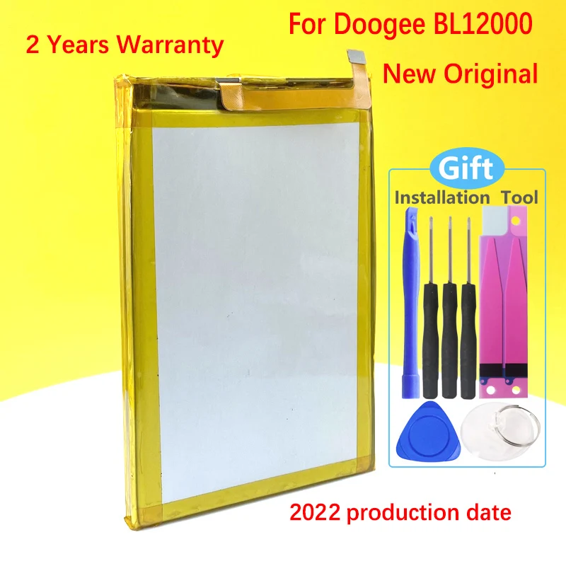 

100% Original 12000mAh BL12000 Battery For Doogee BL12000 Mobile Phone Latest Production High Quality Battery+Tracking Number