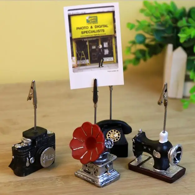 

1 шт. креативная Винтажная настольная папка для заметок, папка для сообщений и фотобумаги, подставка, держатель, школьные и офисные канцелярские принадлежности