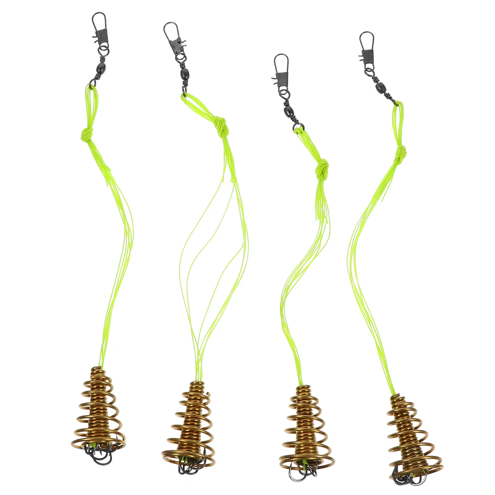 

4Pcs Durable 6 Hook Anti- scratch Large Spring Explosion Hook Anti-winding Hook